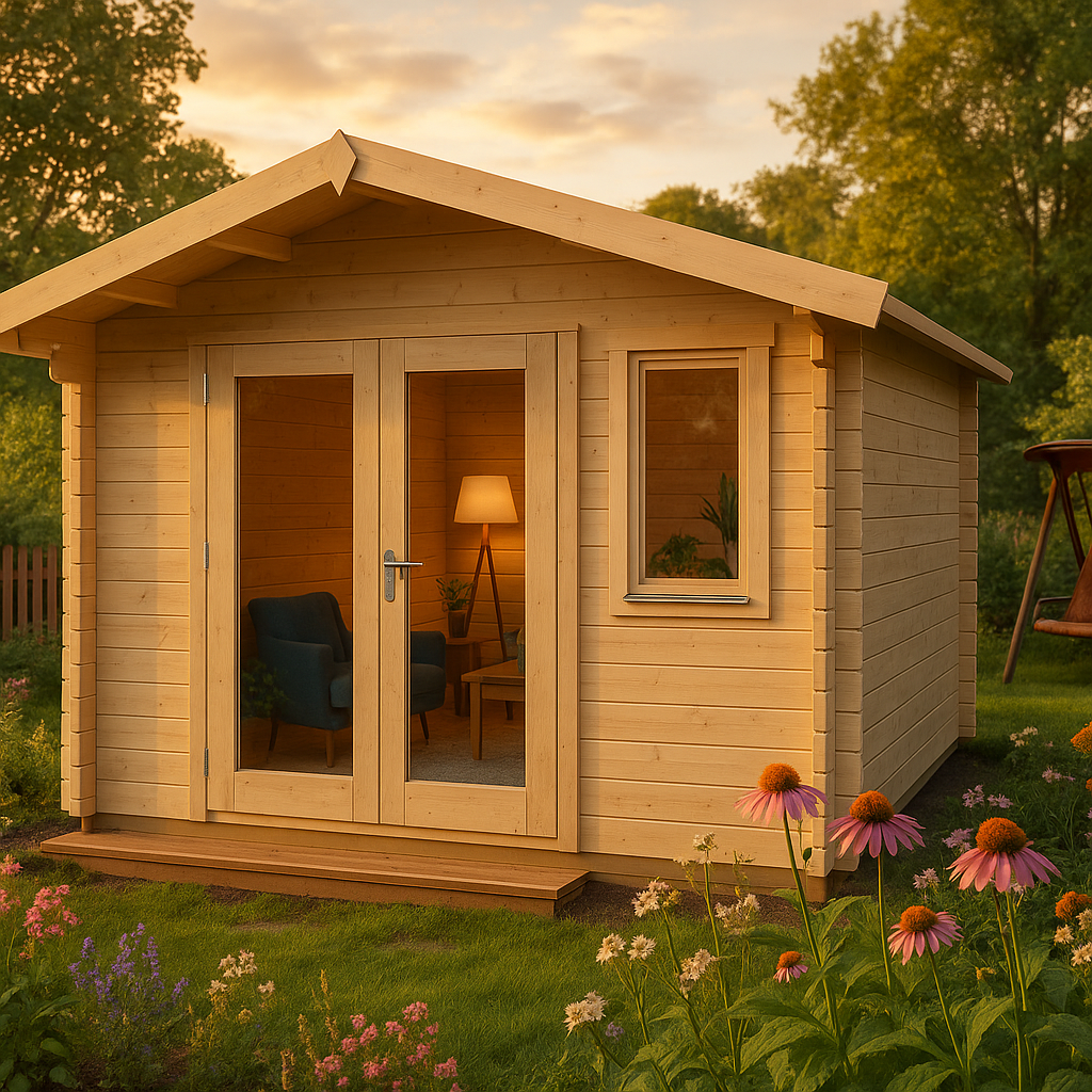 Fjordholz Gartenhaus Modell Lexi 44 I Premium Fjordholz Gartenhaus Modell Lexi 44 I Premium