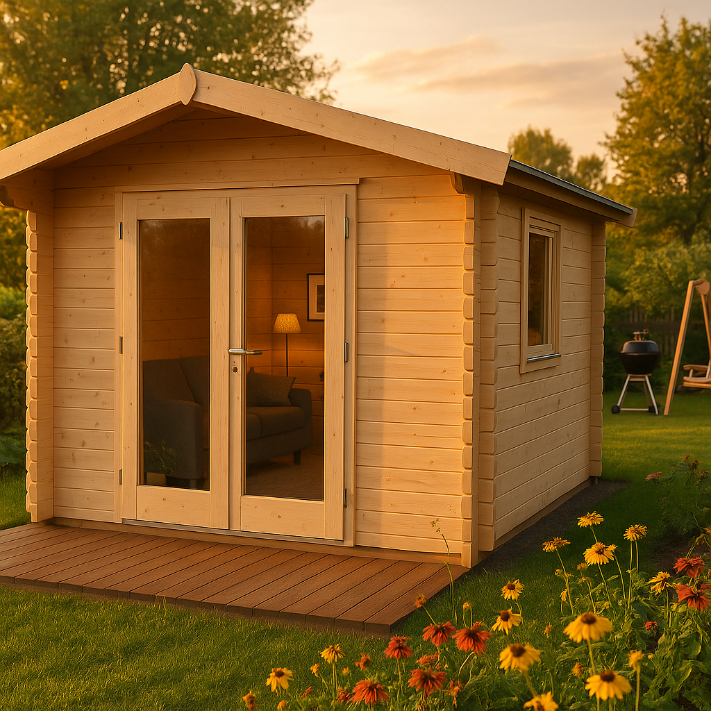 Fjordholz Gartenhaus Modell Lexi 44 J Premium