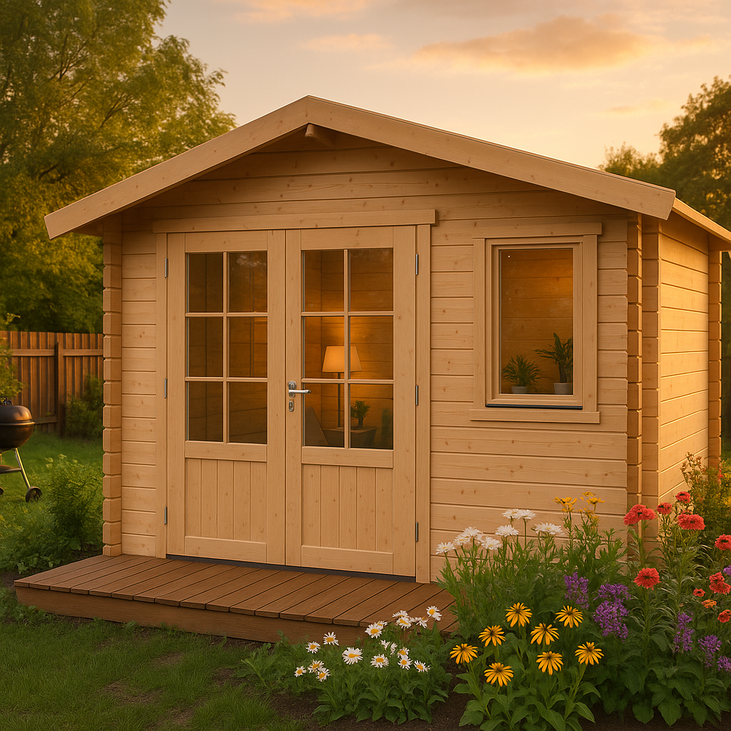 Fjordholz Gartenhaus Modell Lexi 44 J Premium