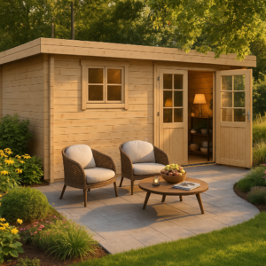 4x4m Fjordholz Gartenhaus Modell Linz 28 E| Rabatt: 25% Unkategorisiert online kaufen