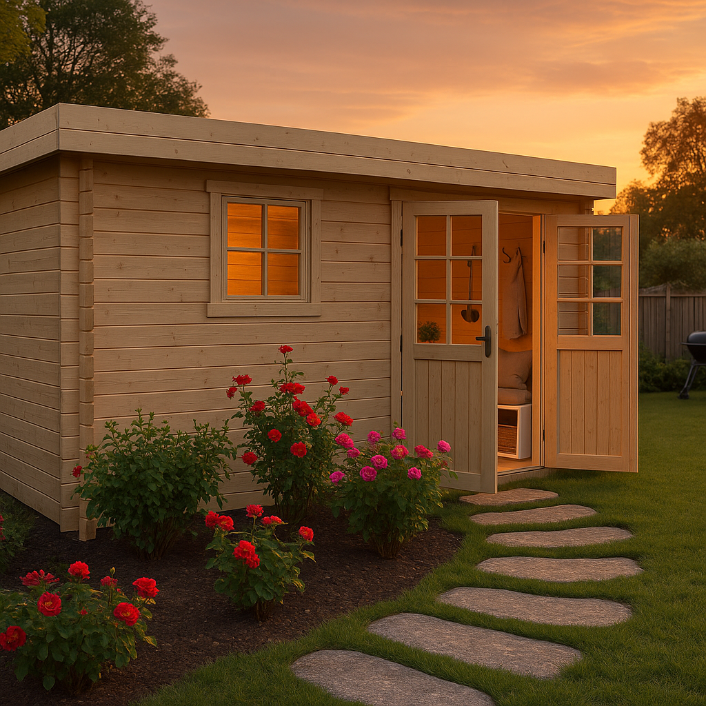 Fjordholz Gartenhaus Modell Linz 28 G Fjordholz Gartenhaus Modell Linz 28 G