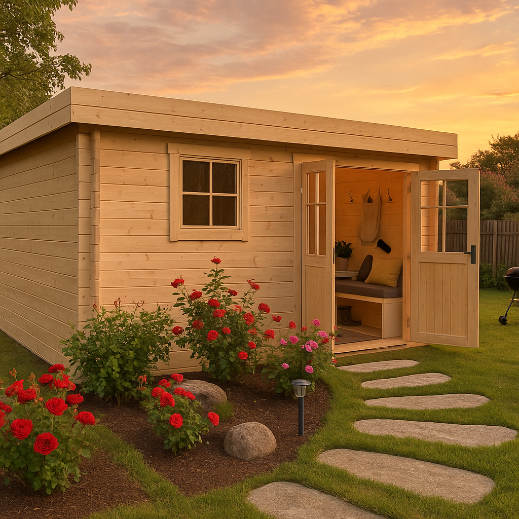 Fjordholz Gartenhaus Modell Linz 28 G Fjordholz Gartenhaus Modell Linz 28 G