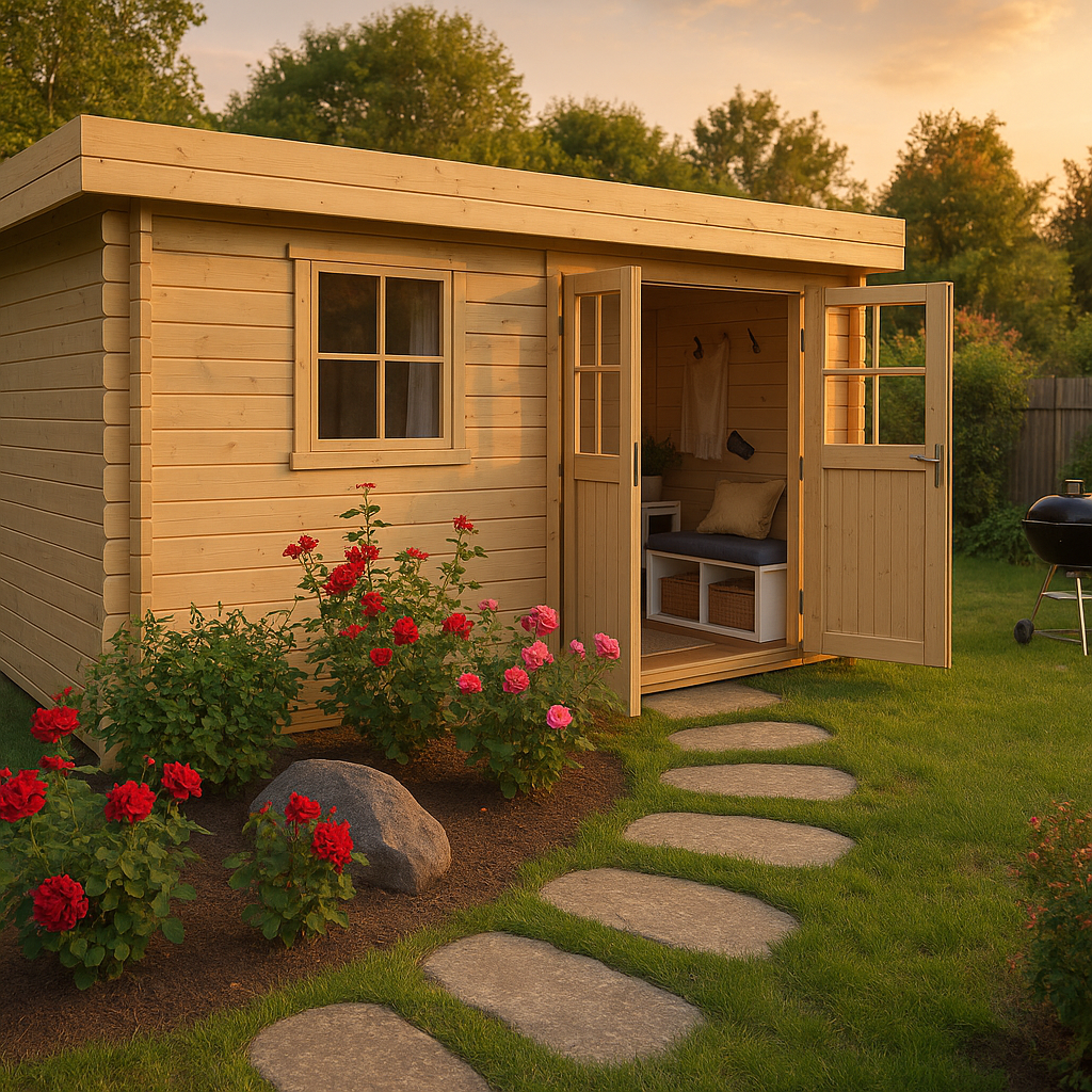 Fjordholz Gartenhaus Modell Linz 28 G Fjordholz Gartenhaus Modell Linz 28 G