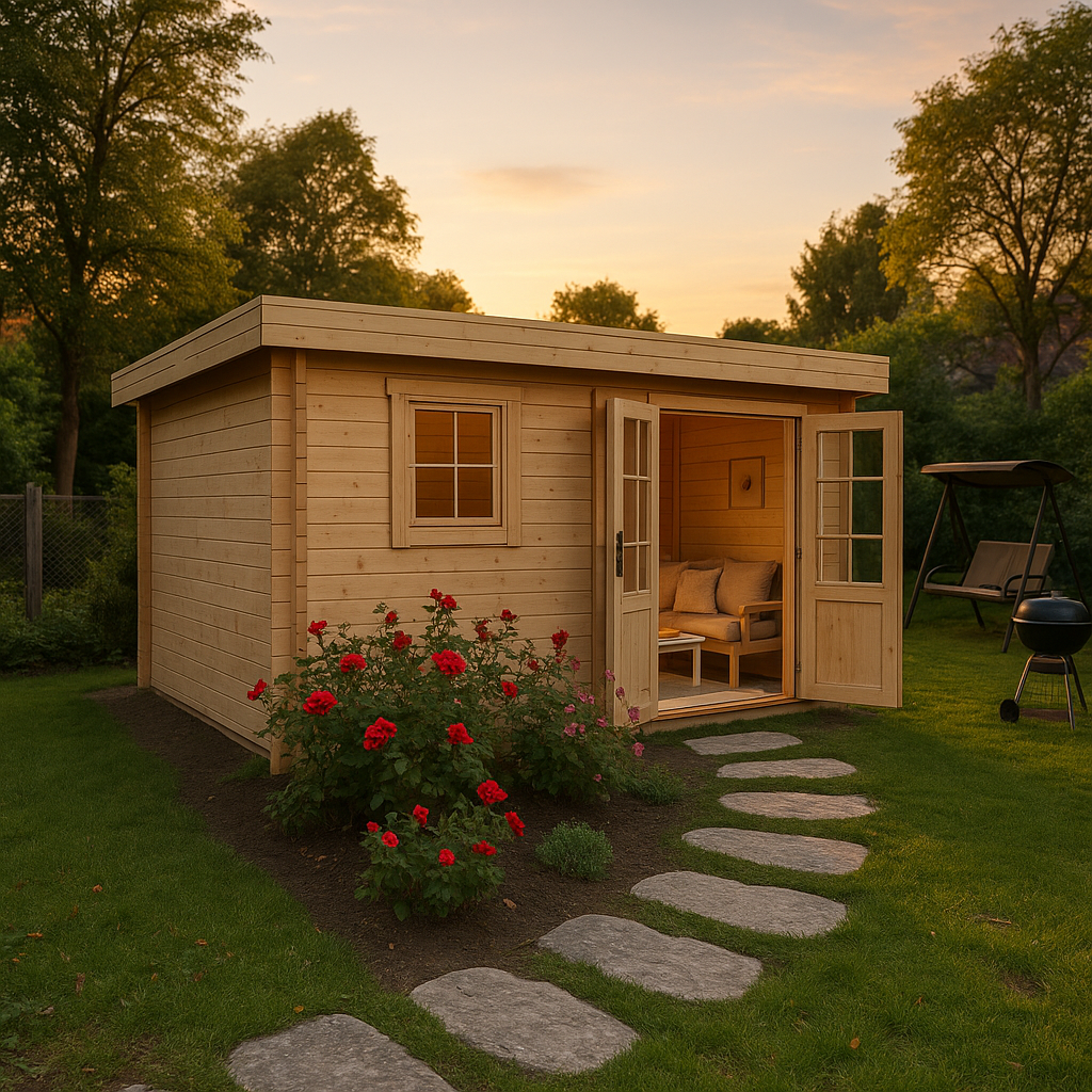 Fjordholz Gartenhaus Modell Linz 28 G| Rabatt: 26%|5x4m