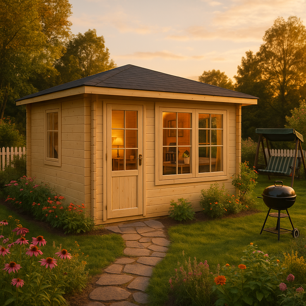 Fjordholz Gartenhaus Modell Lisa 44 B Klassik