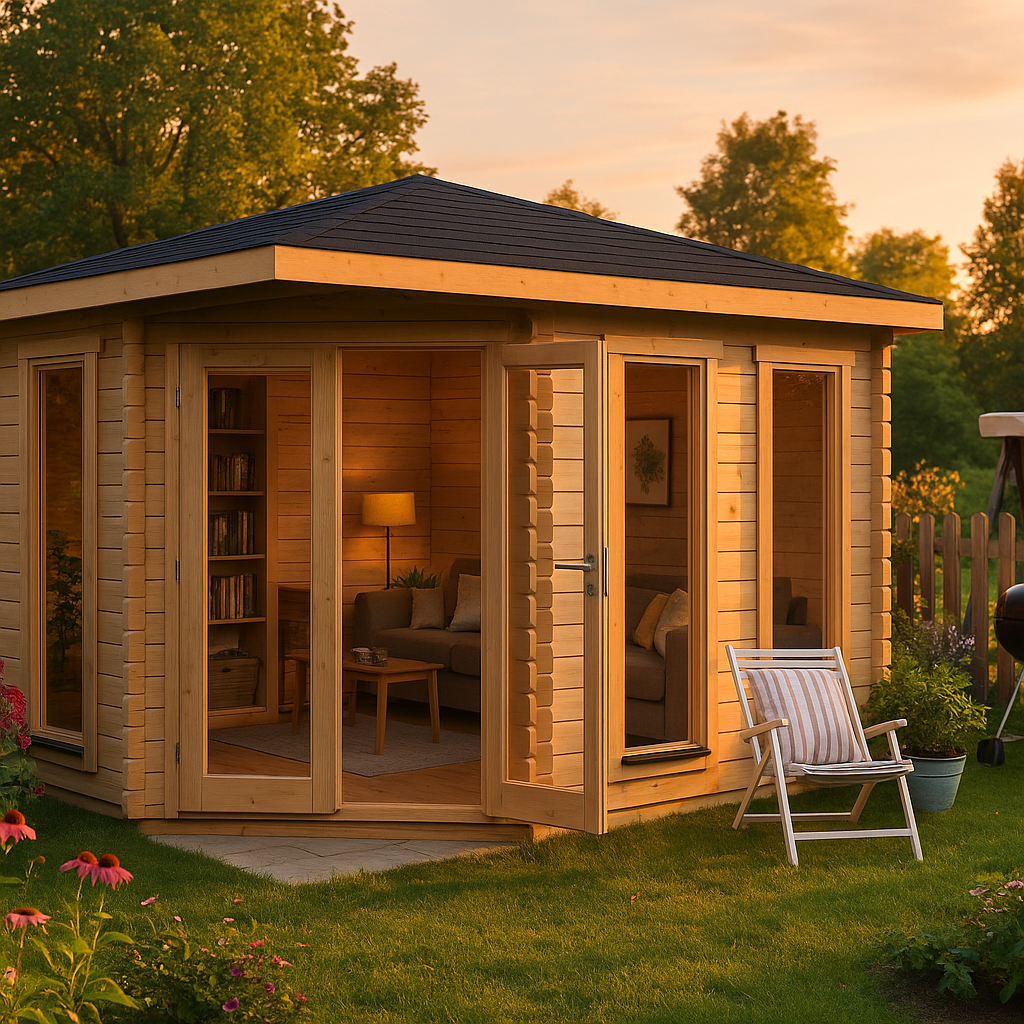 Fjordholz Gartenhaus Modell Lisa 44 B Modern