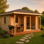Fjordholz Gartenhaus Modell Lisa 44 D Modern