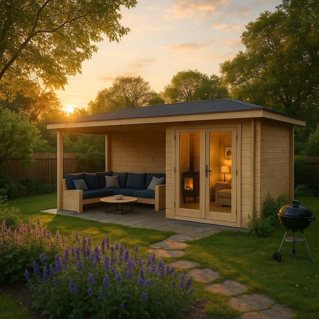Fjordholz Gartenhaus Modell Lisa 44 F Modern