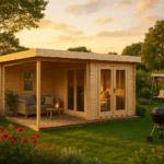 Fjordholz Gartenhaus Modell Luisa 44