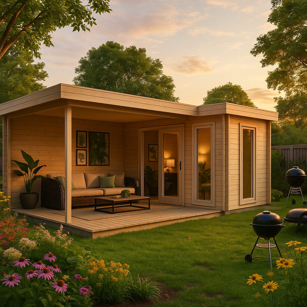 Fjordholz Gartenhaus Modell Luisa 70