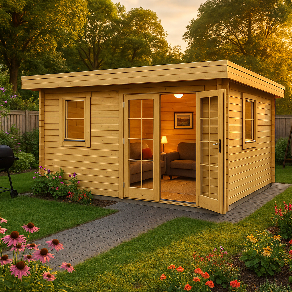 Fjordholz Gartenhaus Modell Mario 70| Rabatt: 26%|5x4m