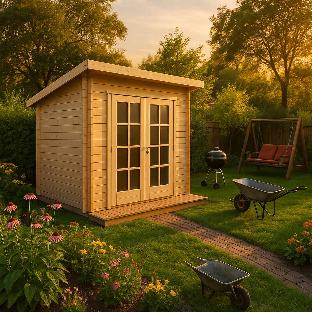 Fjordholz Gartenhaus Modell Max 44 A Fjordholz Gartenhaus Modell Max 44 A