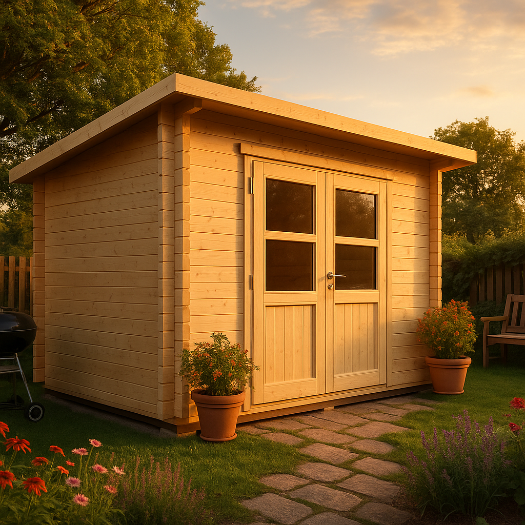 Fjordholz Gartenhaus Modell Max 44 D Fjordholz Gartenhaus Modell Max 44 D