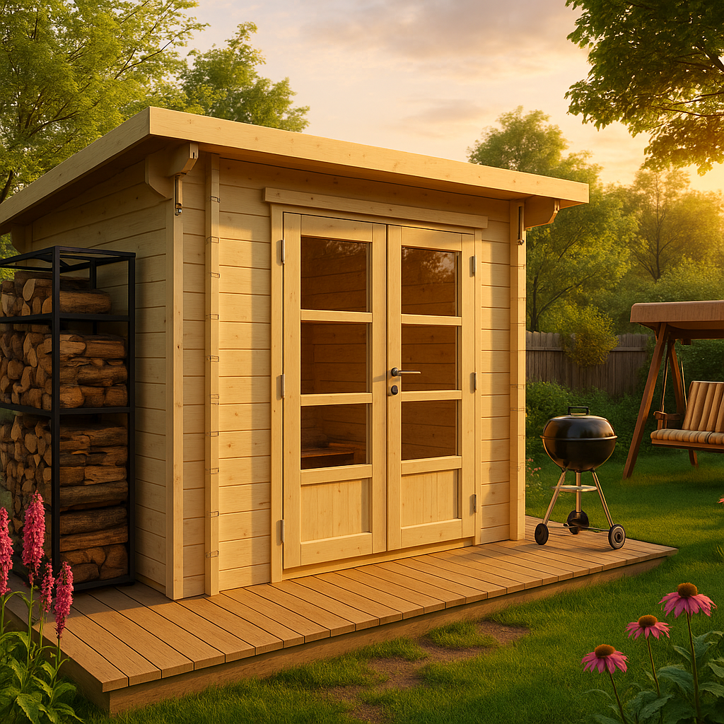 Fjordholz Gartenhaus Modell Max 44 F Fjordholz Gartenhaus Modell Max 44 F