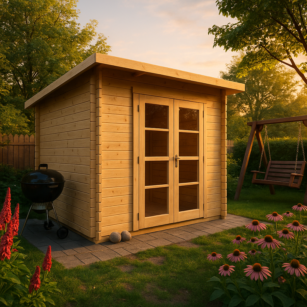 Fjordholz Gartenhaus Modell Max 44 F