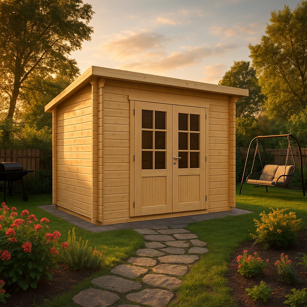 Fjordholz Gartenhaus Modell Max 44 G| Rabatt: 26%