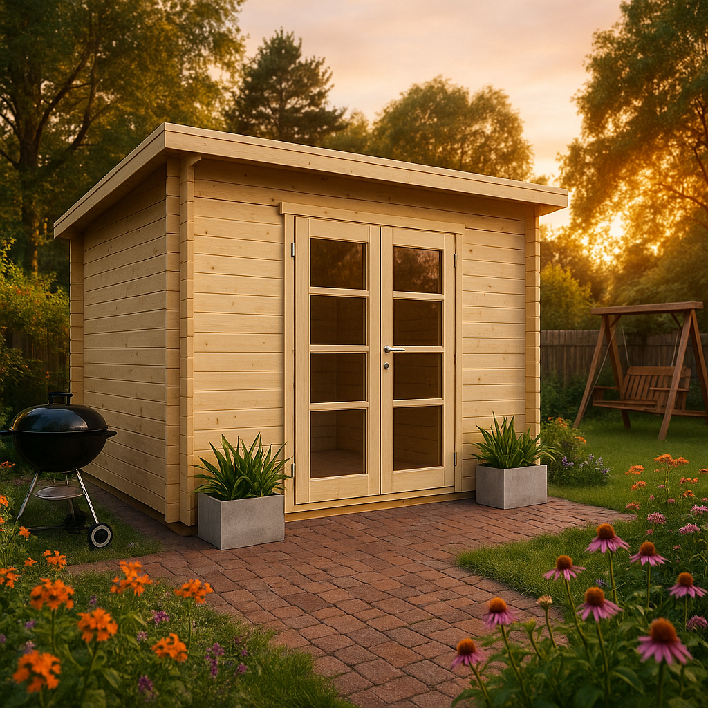 Fjordholz Gartenhaus Modell Max 44 I Fjordholz Gartenhaus Modell Max 44 I