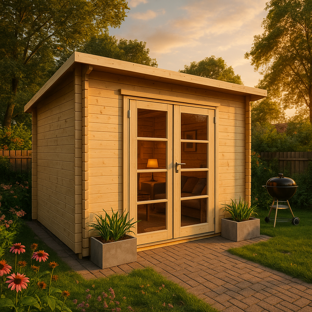 Fjordholz Gartenhaus Modell Max 44 I| Rabatt: 26%|4x4m