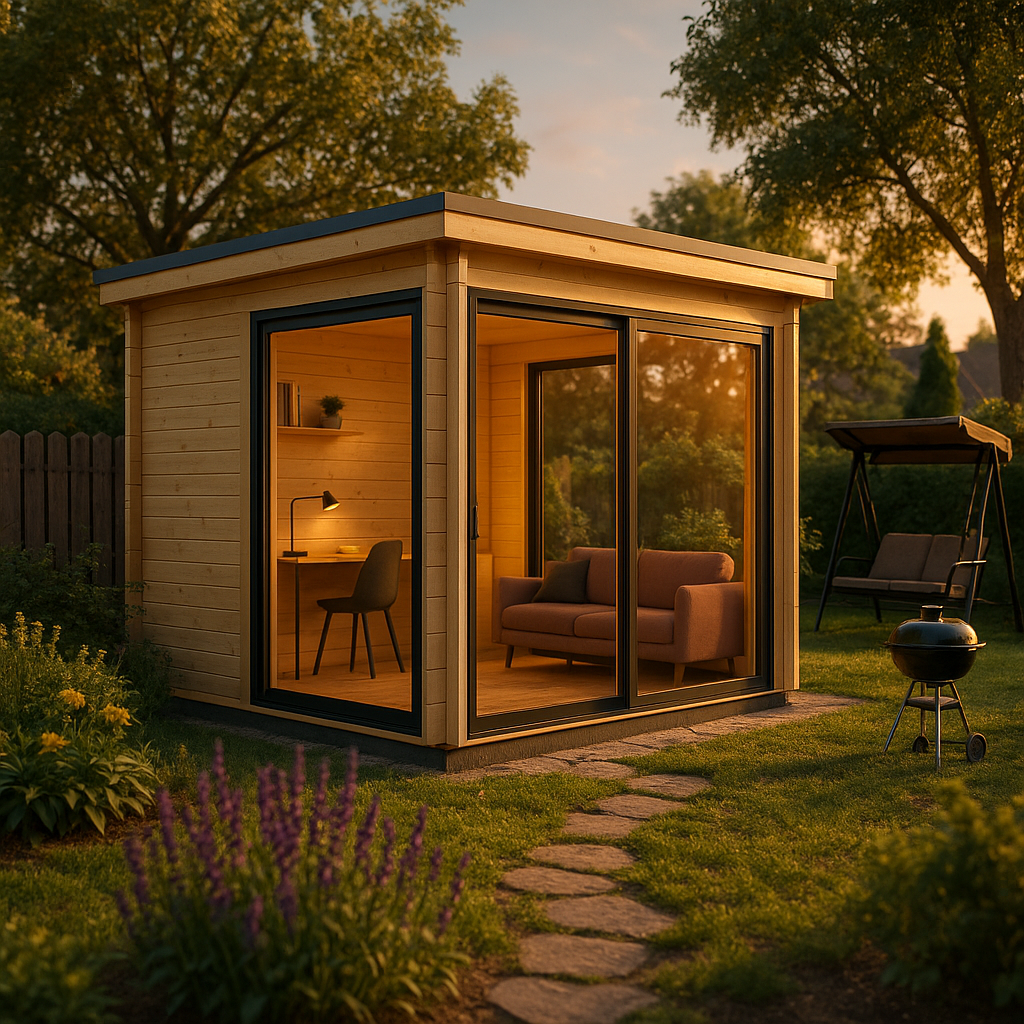 Fjordholz Gartenhaus Modell Mia 28 A| Rabatt: 26%|4x3m