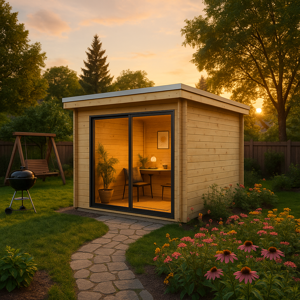 Fjordholz Gartenhaus Modell Mia 28 B