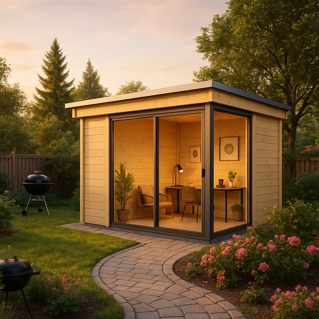 Fjordholz Gartenhaus Modell Mia 28 B Fjordholz Gartenhaus Modell Mia 28 B