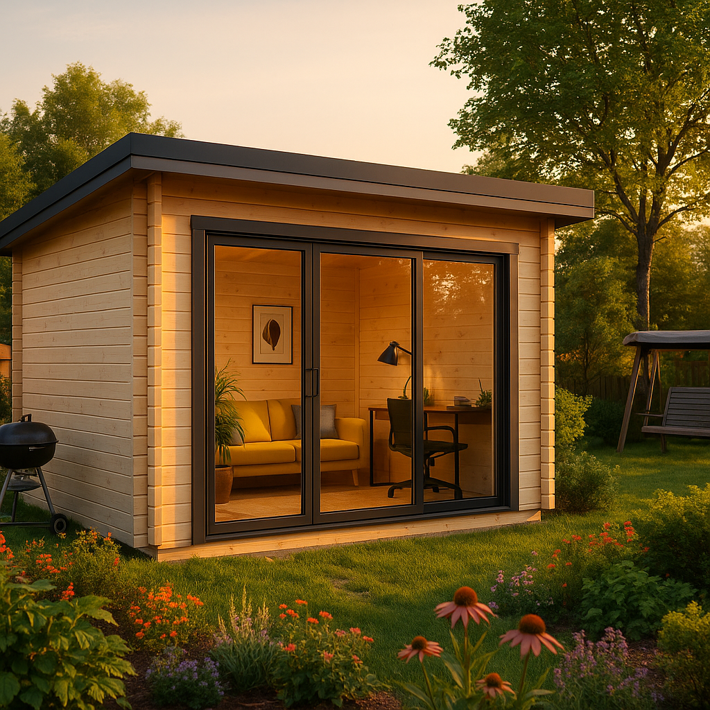 Fjordholz Gartenhaus Modell Mia 28 B Fjordholz Gartenhaus Modell Mia 28 B