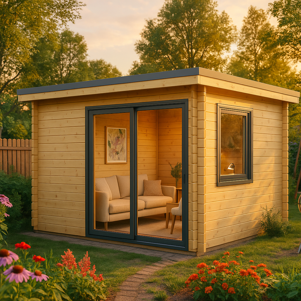 Fjordholz Gartenhaus Modell Mia 28 D Fjordholz Gartenhaus Modell Mia 28 D