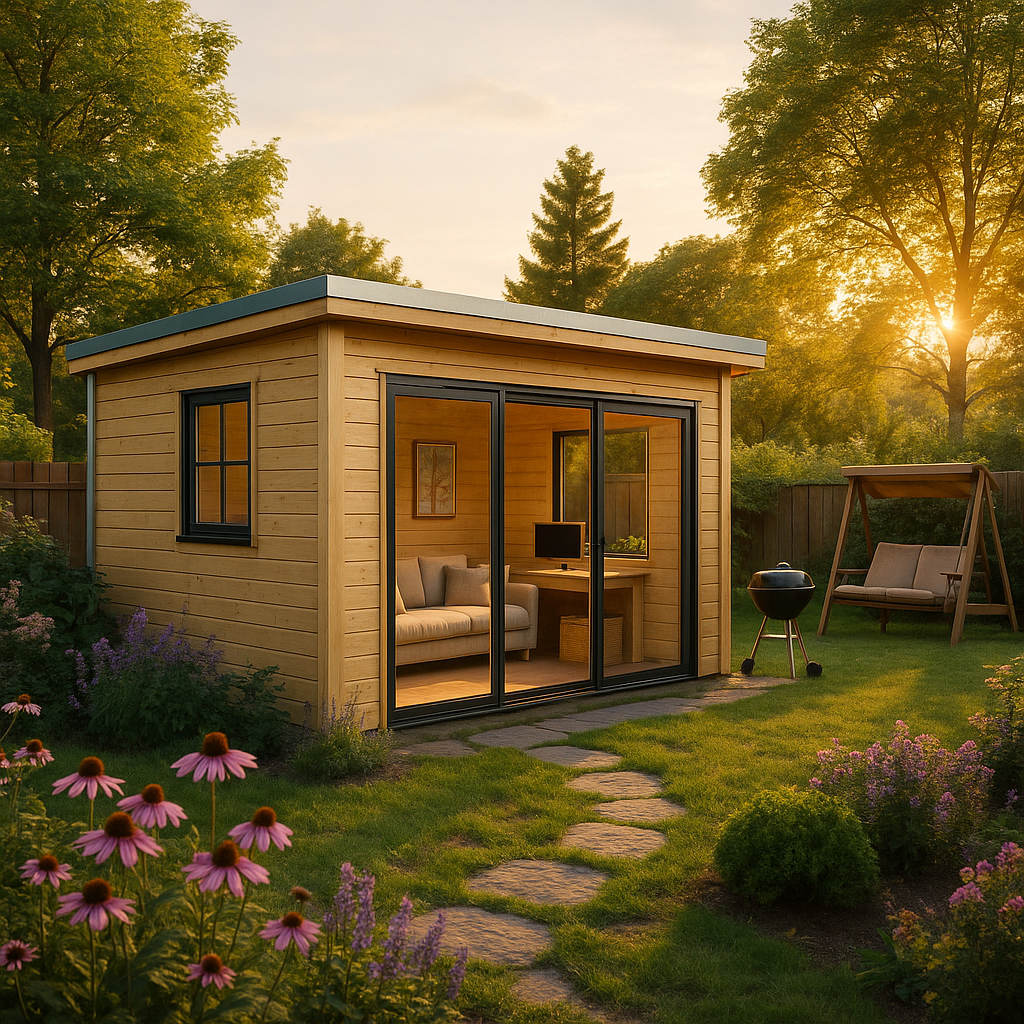 Fjordholz Gartenhaus Modell Mia 28 D