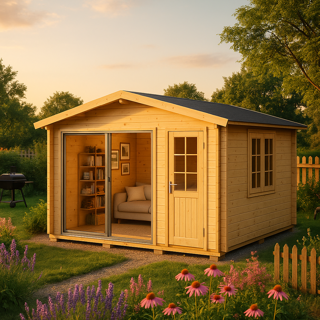 Fjordholz Gartenhaus Modell Mikelli 44