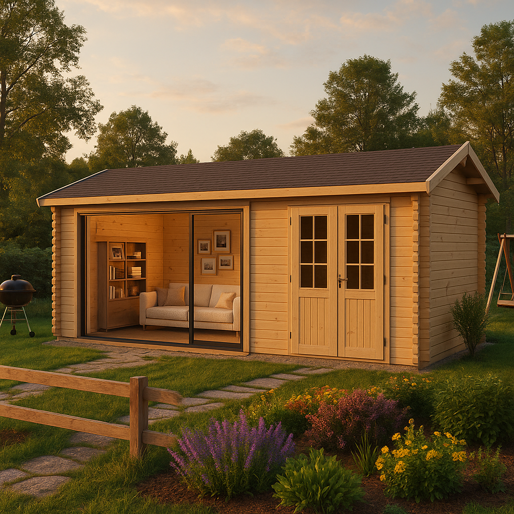 Fjordholz Gartenhaus Modell Mikelli 44 Fjordholz Gartenhaus Modell Mikelli 44