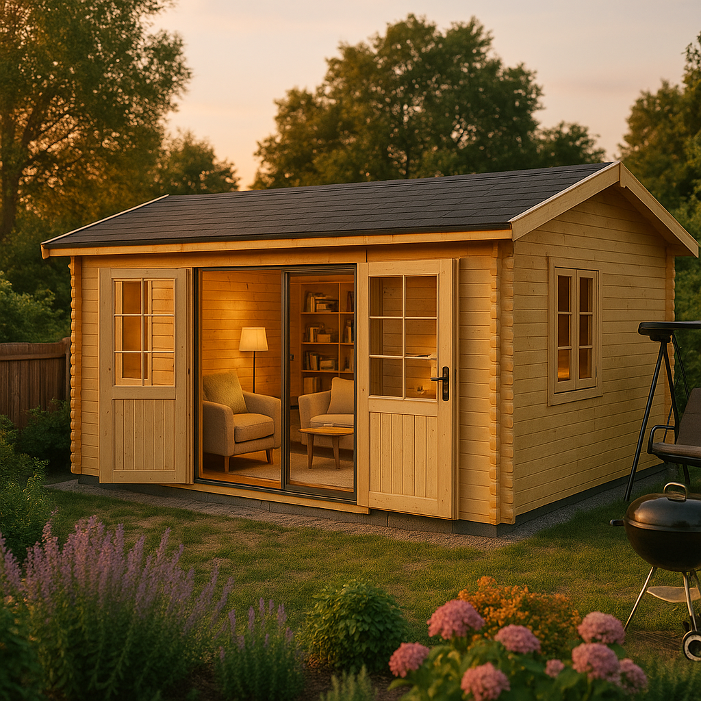 Fjordholz Gartenhaus Modell Mikelli 44 Fjordholz Gartenhaus Modell Mikelli 44