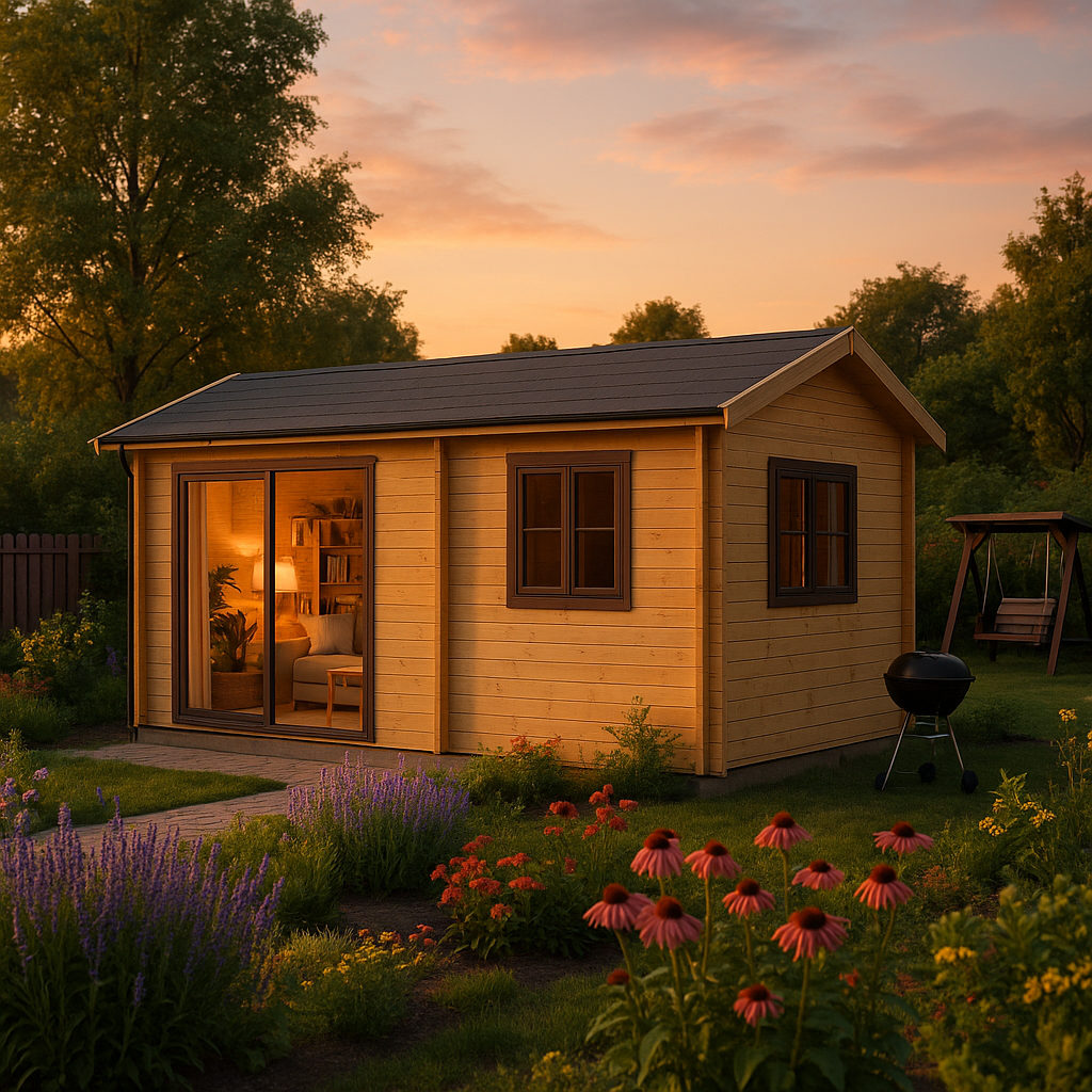 Fjordholz Gartenhaus Modell Mikelli 44| Rabatt: 26%|6x3m