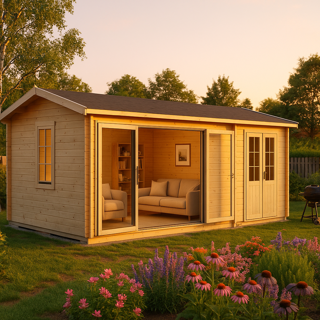 Fjordholz Gartenhaus Modell Mikelli 44| Rabatt: 26%|6x3m