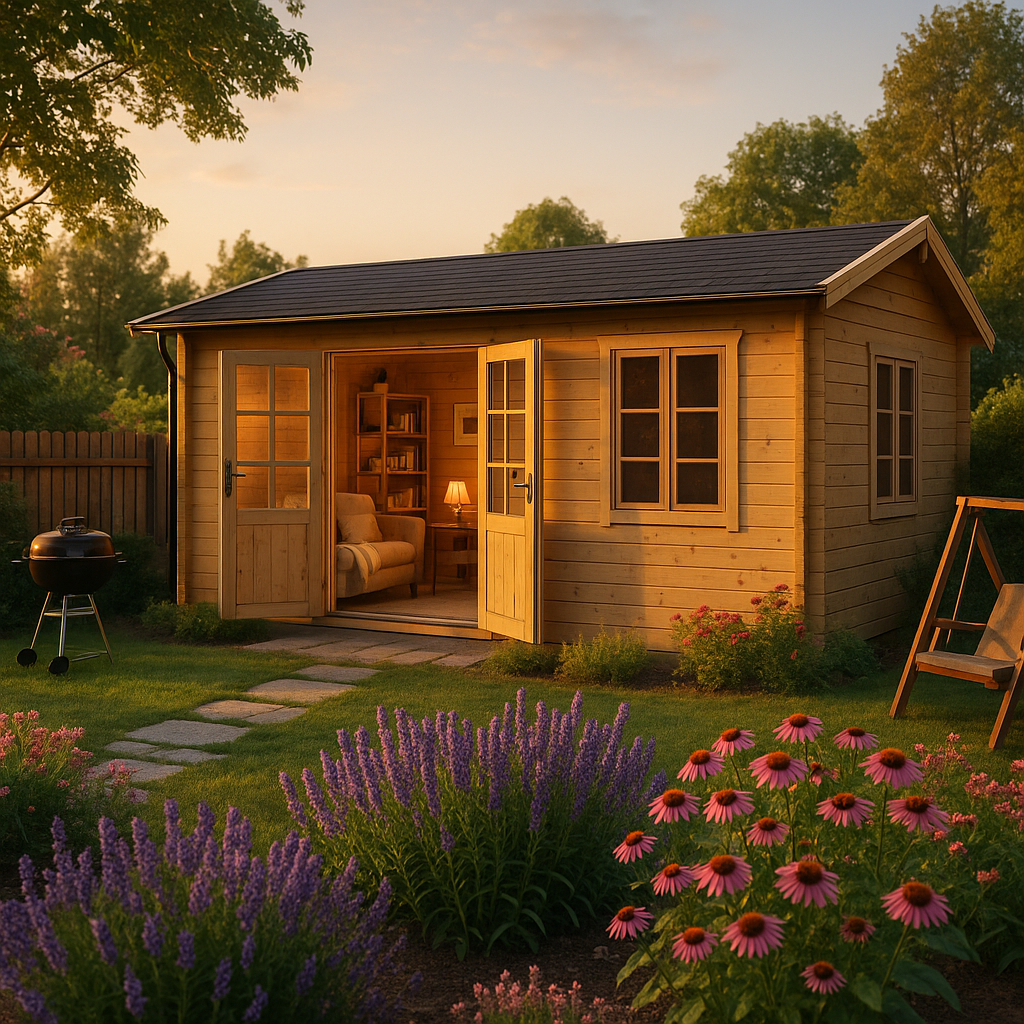 Fjordholz Gartenhaus Modell Mikelli 70