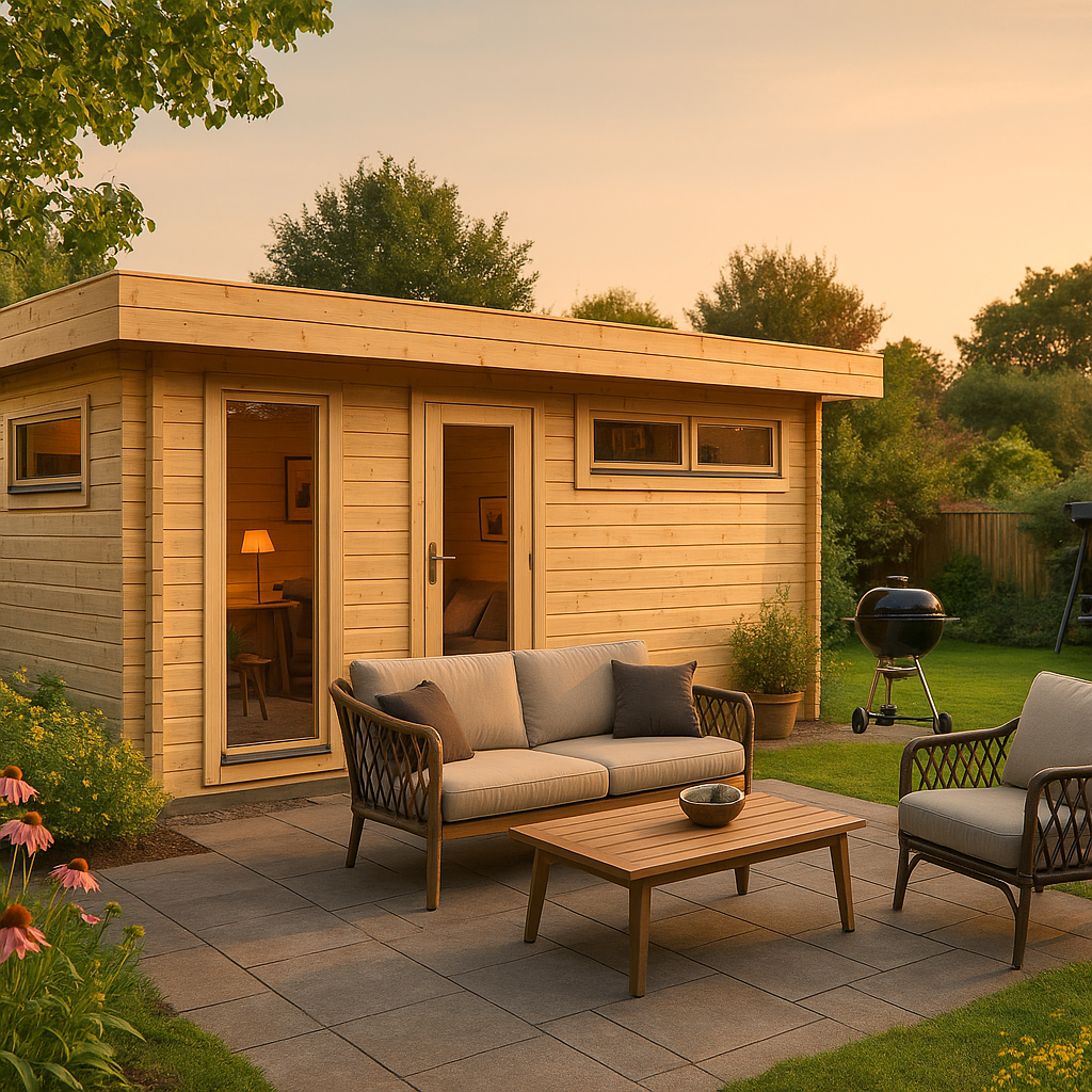 Fjordholz Gartenhaus Modell Milan 44