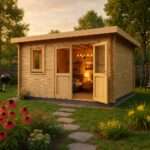 Fjordholz Gartenhaus Modell Miriam 44 A Classic| Rabatt: 26%|4x3m