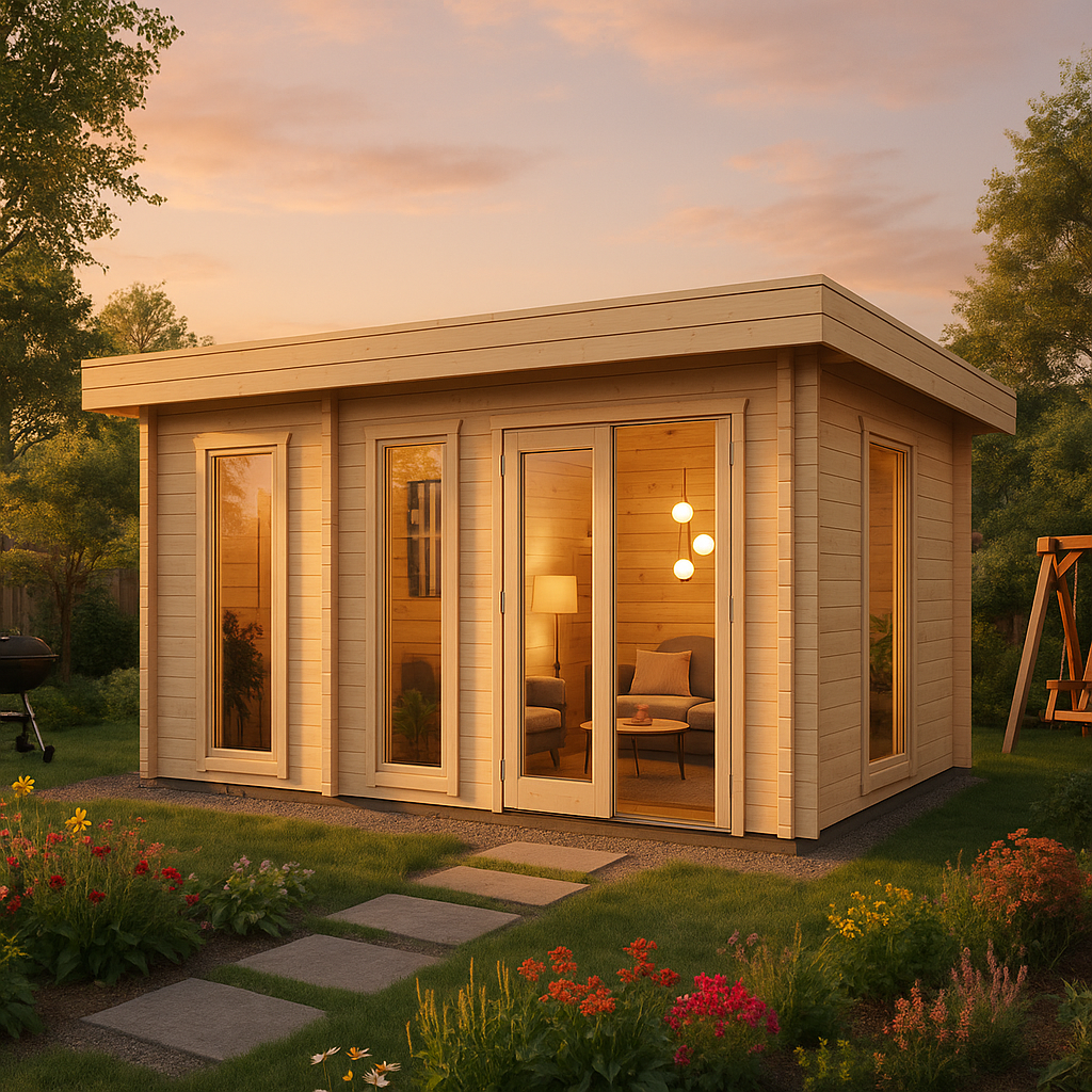 Fjordholz Gartenhaus Modell Miriam 44 C Modern Fjordholz Gartenhaus Modell Miriam 44 C Modern
