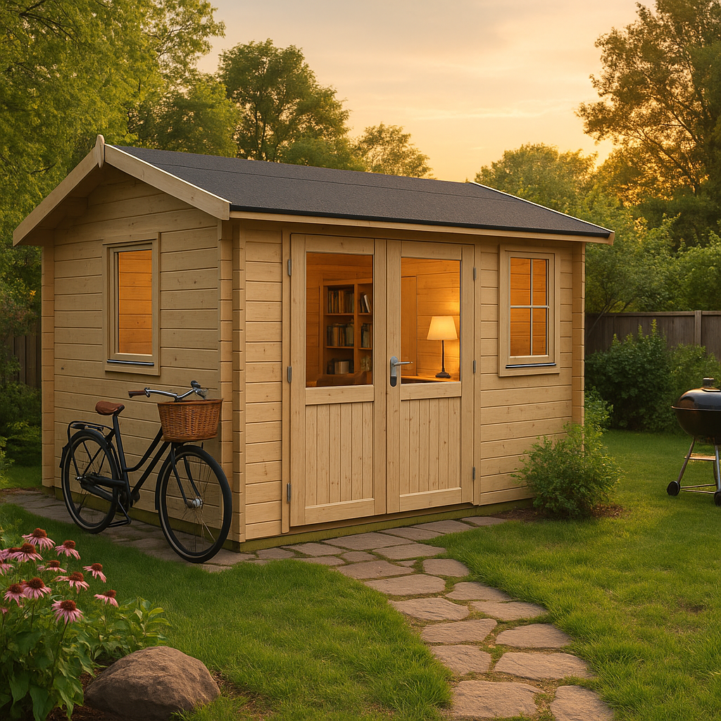 Fjordholz Gartenhaus Modell Narvic 70 A Fjordholz Gartenhaus Modell Narvic 70 A
