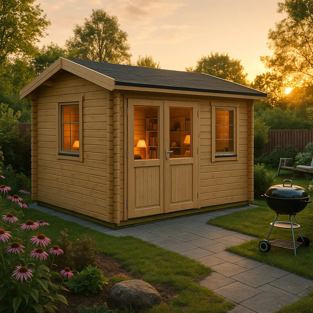 Fjordholz Gartenhaus Modell Narvic 70 A