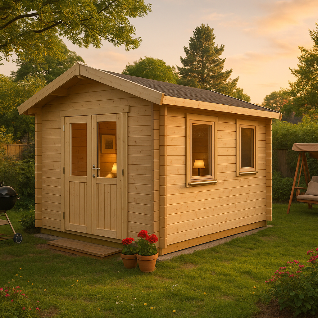 Fjordholz Gartenhaus Modell Narvic 70 C