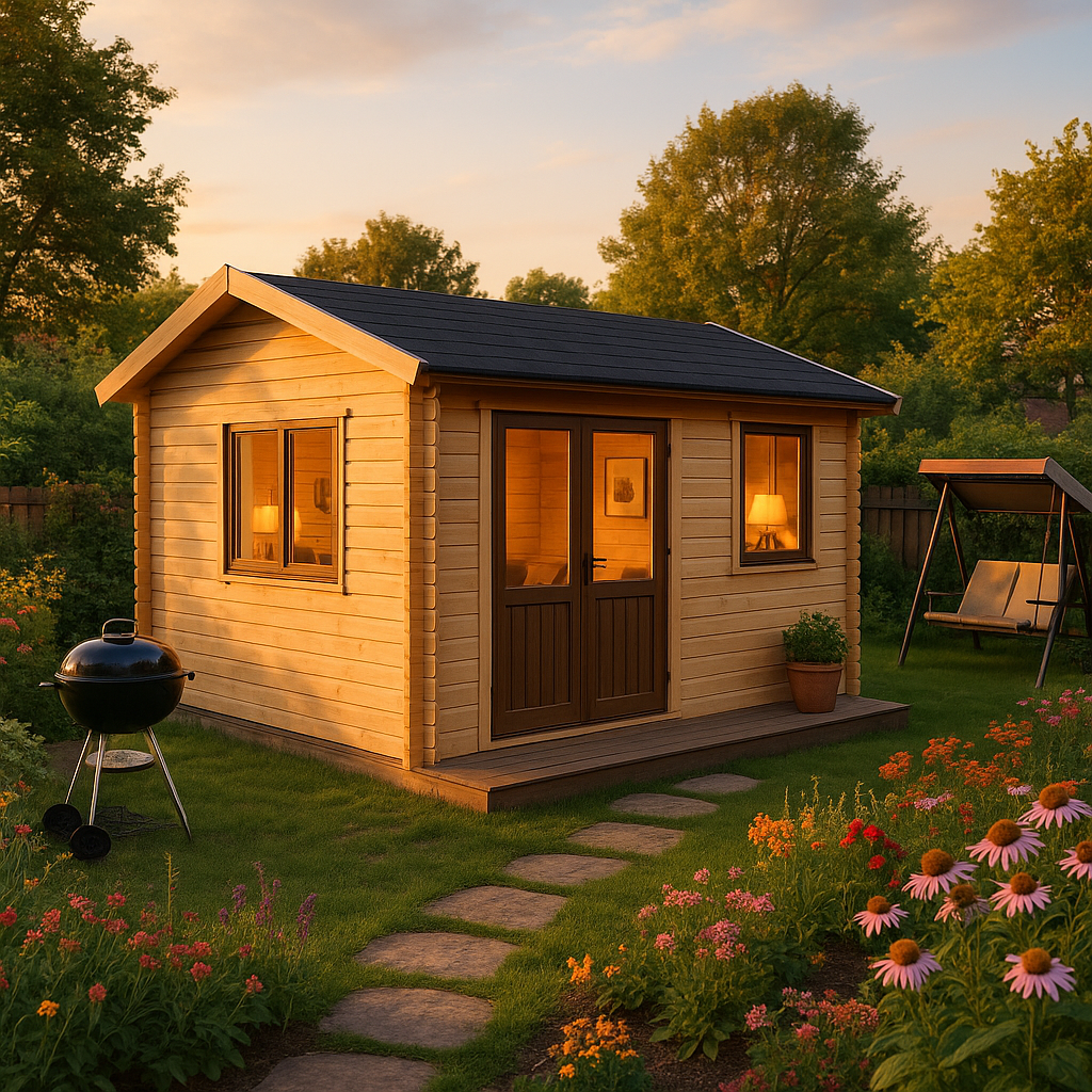 Fjordholz Gartenhaus Modell Narvic 70 D Fjordholz Gartenhaus Modell Narvic 70 D