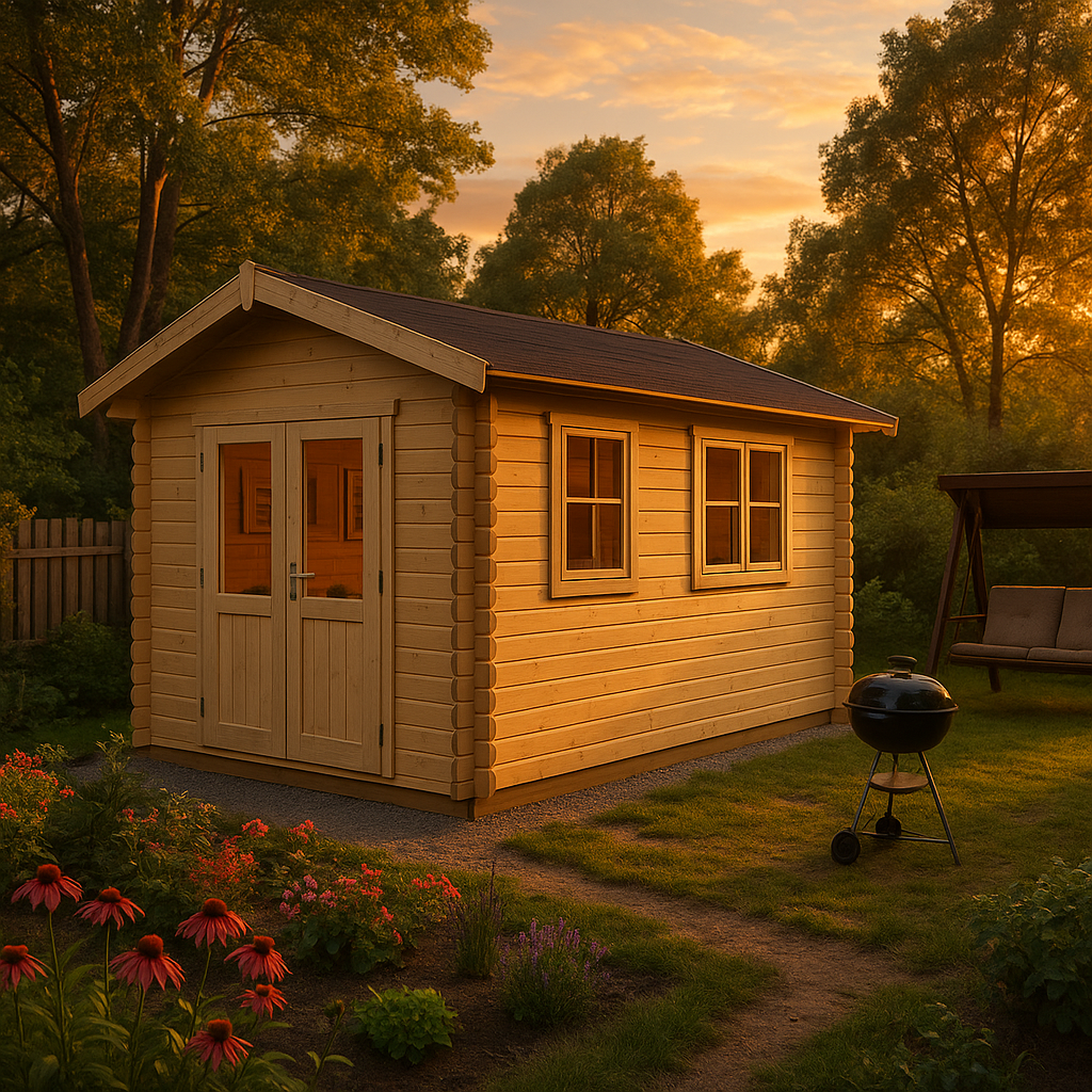 Fjordholz Gartenhaus Modell Narvic 70 E| Rabatt: 26%|6x4m