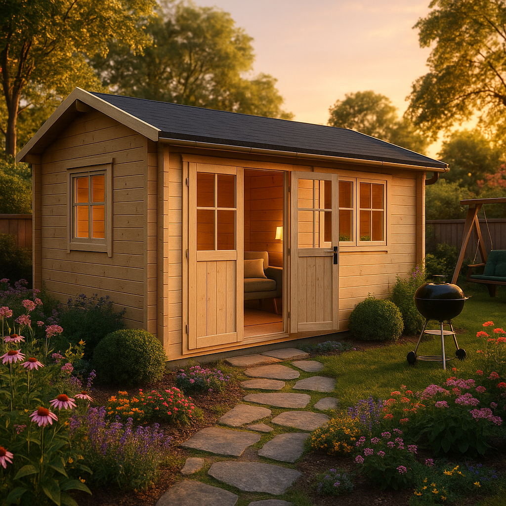 Fjordholz Gartenhaus Modell Narvic 70 F Fjordholz Gartenhaus Modell Narvic 70 F