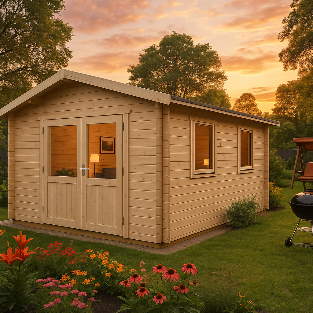 Fjordholz Gartenhaus Modell Narvic 70 G Fjordholz Gartenhaus Modell Narvic 70 G