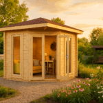 Fjordholz Gartenhaus Modell Nelly 28 D