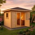 Fjordholz Gartenhaus Modell Nelly 44 C| Rabatt: 26%|3x3m