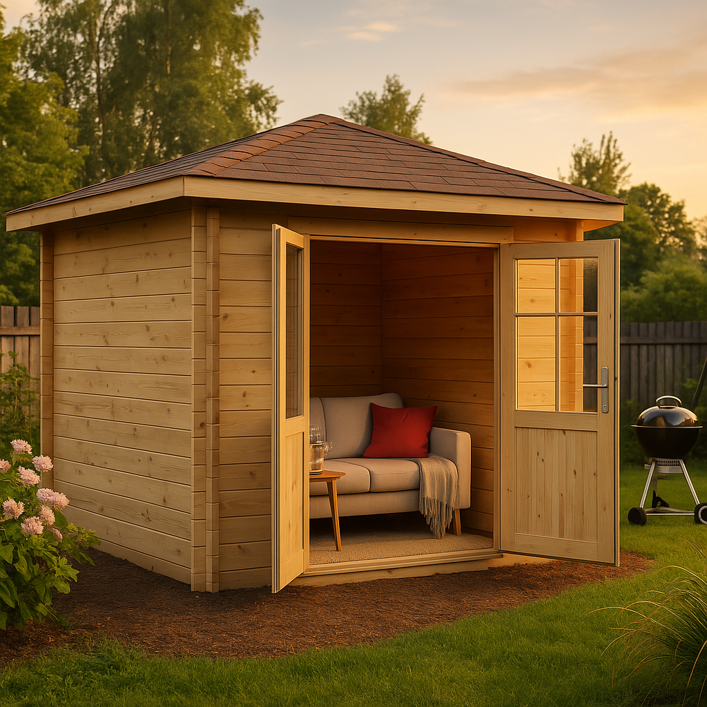 Fjordholz Gartenhaus Modell Nina 28 B