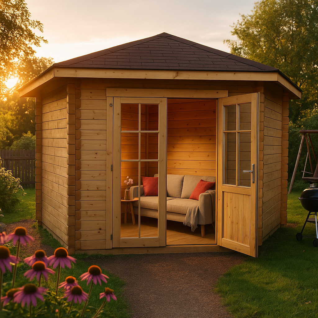 Fjordholz Gartenhaus Modell Nina 28 B Fjordholz Gartenhaus Modell Nina 28 B
