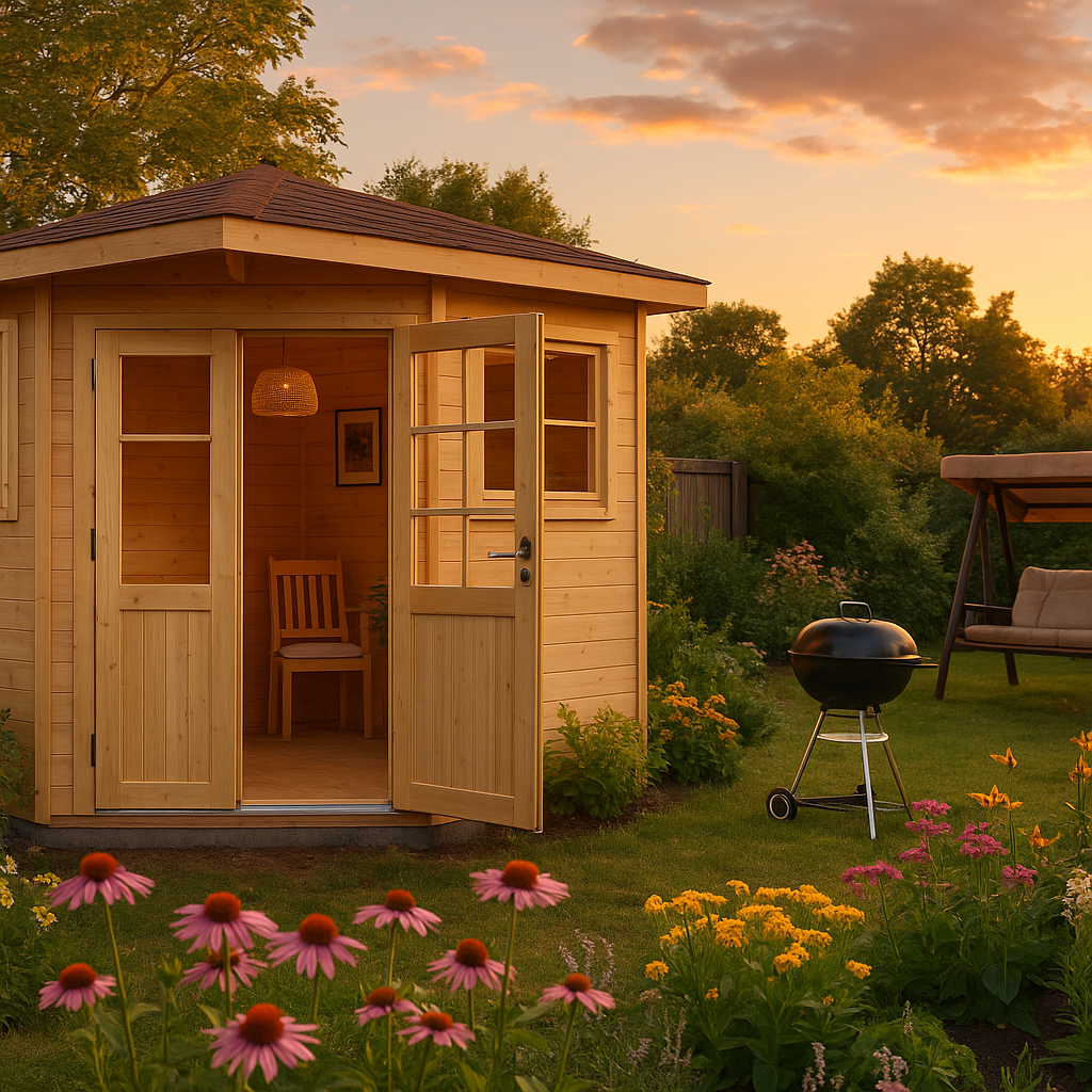 Fjordholz Gartenhaus Modell Nina 28 C