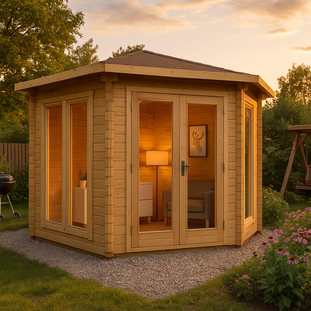 Fjordholz Gartenhaus Modell Nina 28 D